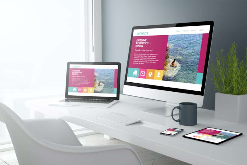 Modernes Webdesign